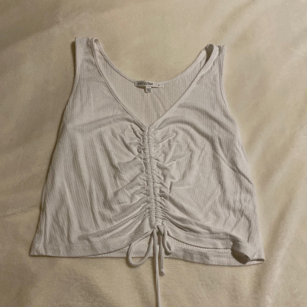 Antistar white tank top
